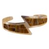 Image 1 : Irvin Kee Navajo Sterling Tiger's Eye Cuff