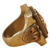 Image 4 : Mid Century Mexican Biker Indian Chief Ring 11 3/4