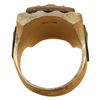 Image 5 : Mid Century Mexican Biker Indian Chief Ring 11 3/4