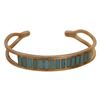 Image 6 : Signed LRH Zuni Sterling Inlaid Cuff Lot