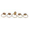 Image 7 : CLY Native American Sterling Inlay Heart Ring Lot