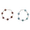 Image 1 : Zuni Sterling Turquoise Coral Inlay Bracelet Lot