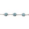 Image 4 : Zuni Sterling Turquoise Coral Inlay Bracelet Lot
