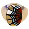 Image 2 : Angelena Laahtty Zuni Sterling Multi Inlay Ring 12
