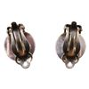 Image 6 : Native American Sterling Inlay Clip Earring Lot