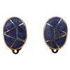 Image 7 : Native American Sterling Inlay Clip Earring Lot
