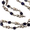 Image 4 : TC-152 Mex 925 Sterling Silver Lapis Necklace