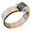 Image 4 : Signed EAC Sterling & Inlaid Abalone Cuff Bracelet