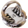 Image 6 : Norbert Becenti Navajo Sterling Abalone Ring 7 1/4