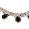Image 4 : Taxco Mexico  Sterling Onyx Thumbprint Choker