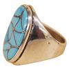 Image 2 : Navajo Emma Lincoln Bonney Sterling Turquoise Ring