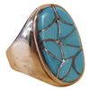 Image 3 : Navajo Emma Lincoln Bonney Sterling Turquoise Ring