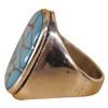 Image 4 : Navajo Emma Lincoln Bonney Sterling Turquoise Ring