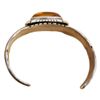 Image 5 : Wes Craig Navajo Sterling Amber Cabochon Cuff