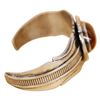 Image 7 : Wes Craig Navajo Sterling Amber Cabochon Cuff