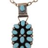 Image 3 : Veronica Martza Zuni Sterling Turquoise Choker