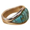 Image 1 : Pete Sierra Navajo Sterling Cobblestone Ring 9 1/2