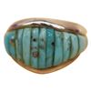 Image 2 : Pete Sierra Navajo Sterling Cobblestone Ring 9 1/2