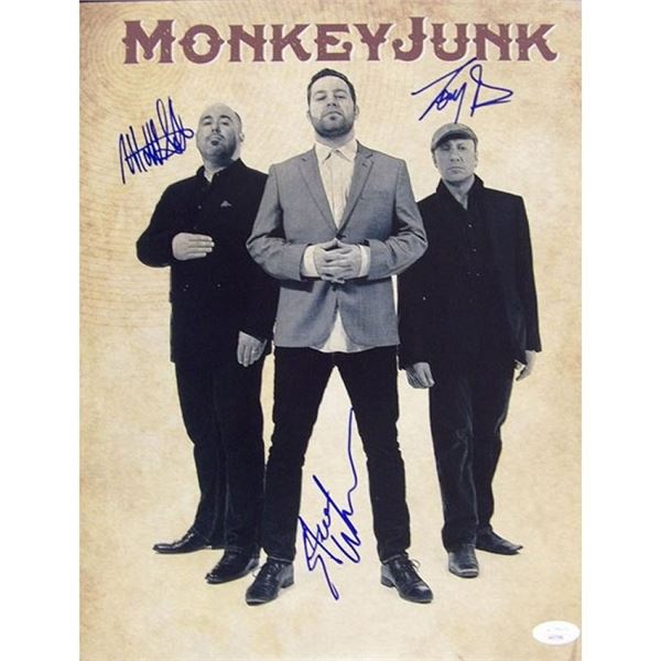 MonkeyJunk Band Signed 11x14 Matte Photo JSA Authenticated by 3
