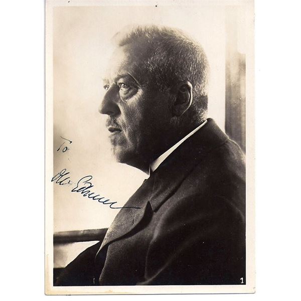 Graf Zeppelin Record Setter Dr. Hugo ECKNER Signed Photograph
