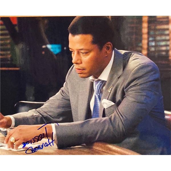 Iron Man Terrence Howard signed movie photo