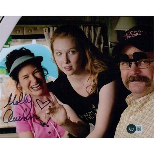 We're the Millers Molly Quinn Signed 8x10 Matte Photo Beckett Authenticated BAS