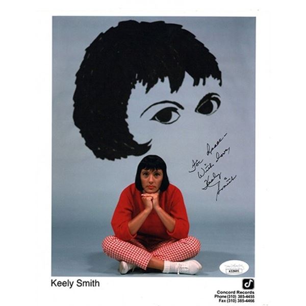 Jazz Pop SingerKeely Smith Signed Photo JSA