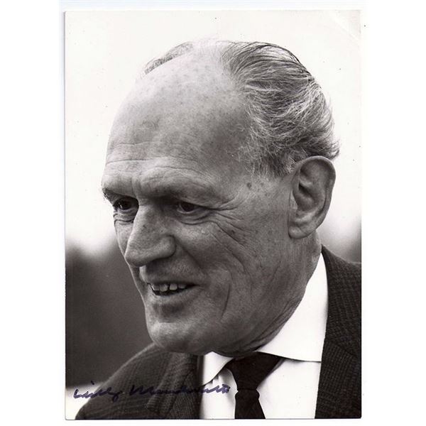 Willy MESSERSCHMITT Signed Photograph