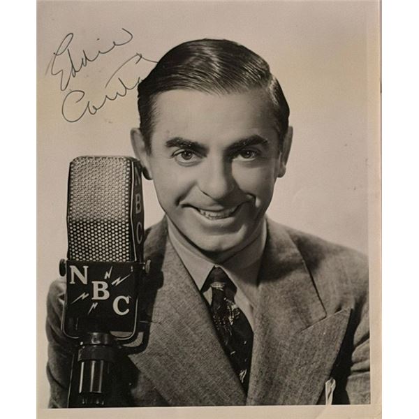 Singer Eddie Cantor signed photo