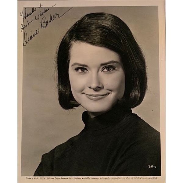 The Silence of the Lambs Diane Baker signed photo