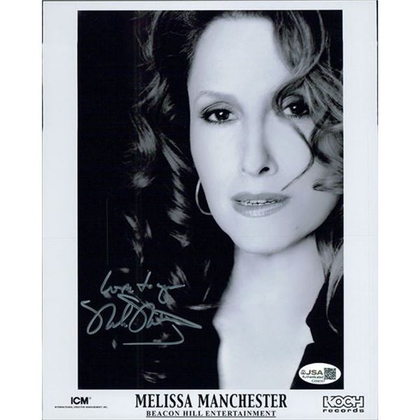 Blossom Melissa Manchester Signed 8x10 Matte Photo JSA Authenticated