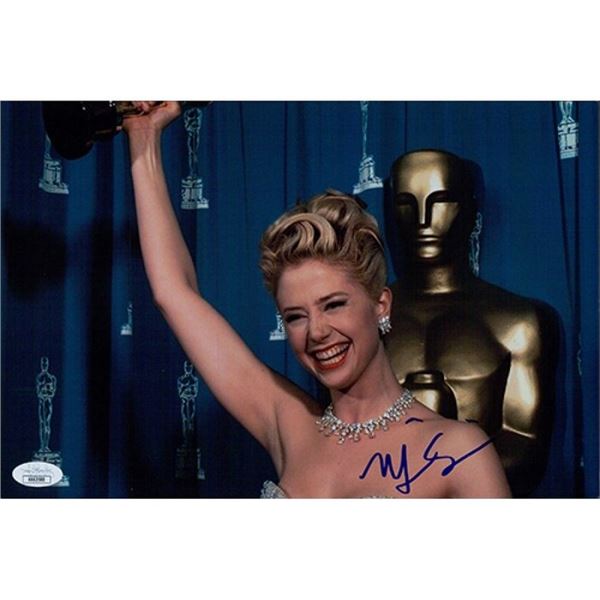 Mighty Aphrodite Mira Sorvino Signed 8x12 Glossy Photo JSA Authenticated