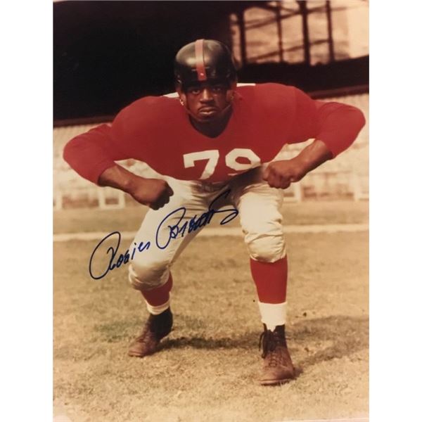 NY Giants Rosey Brown signed photo