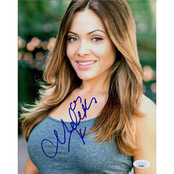 WWE Announcer Melissa Santos Signed 8x10 Glossy Photo JSA Authenticated