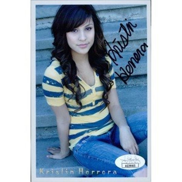 Zoey Kristin Herrera Signed Photo JSA