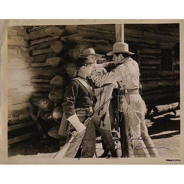 The Return of Kit Carson Johnny Mack Brown signed movie photo