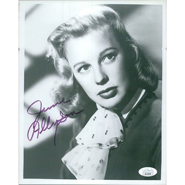 Little Women June Allyson Signed Photo JSA