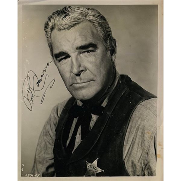 City Detective Rod Cameron signed photo