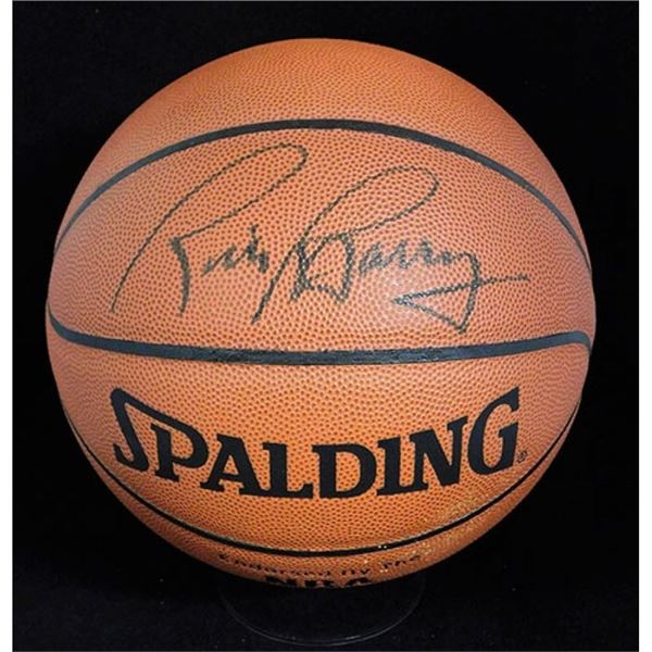 Golden State Warrior Rick Barry Signed Basketball JSA Authenticated