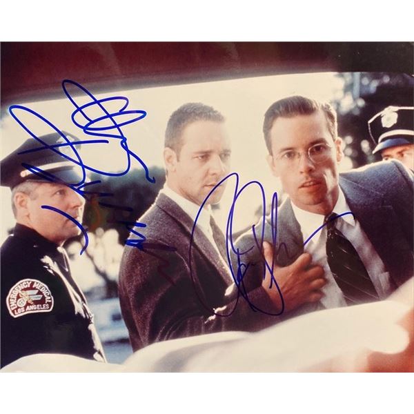 L.A. Confidential Russell Crowe and Guy Pearce signed movie photo