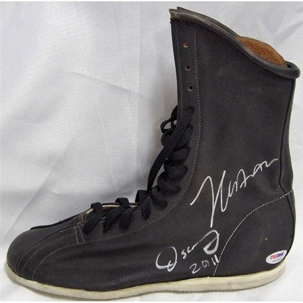 Julio Cesar Chavez Oscar de la Hoya Alfonso Gomez signed Boxing Shoe