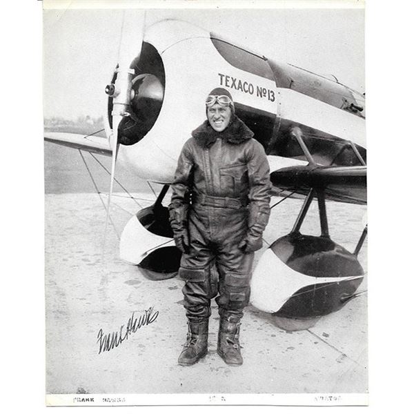 Speed Record Pilot Frank Hawks Signed Photograph