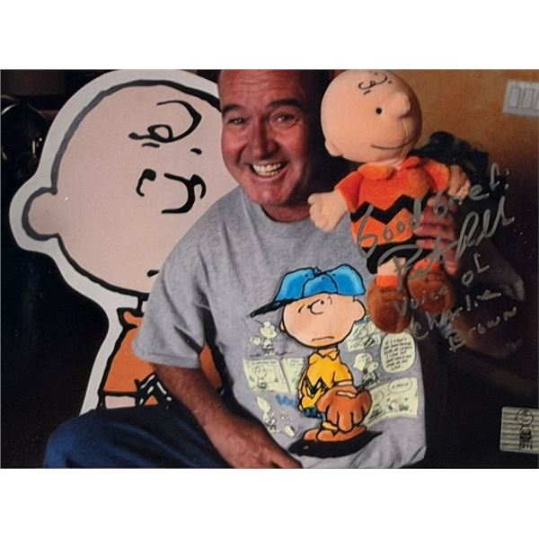 Peanuts voice of Charlie Brown Peter Robbins signed photo