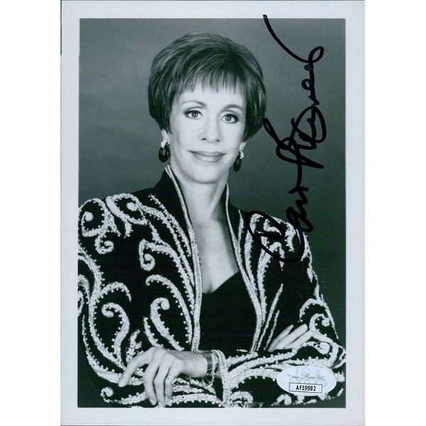 Carol Burnett signed photo. JSA Authenticated