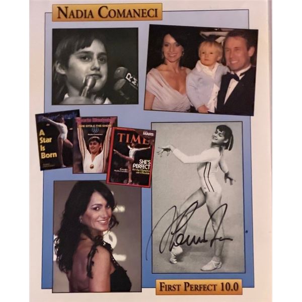 Olympic Champion Nadia Comaneci signed photo