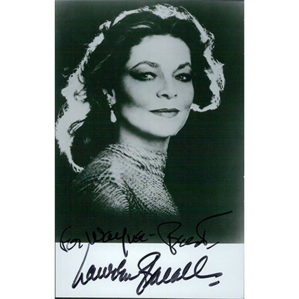 The Big Sleep Lauren Bacall Signed Photo JSA