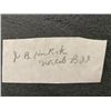 Image 1 : "Wild Bill" Hickok original signature