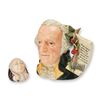 Image 1 : 2pc Royal Doulton George Washington Character Jug and Kevin Francis Face Pot