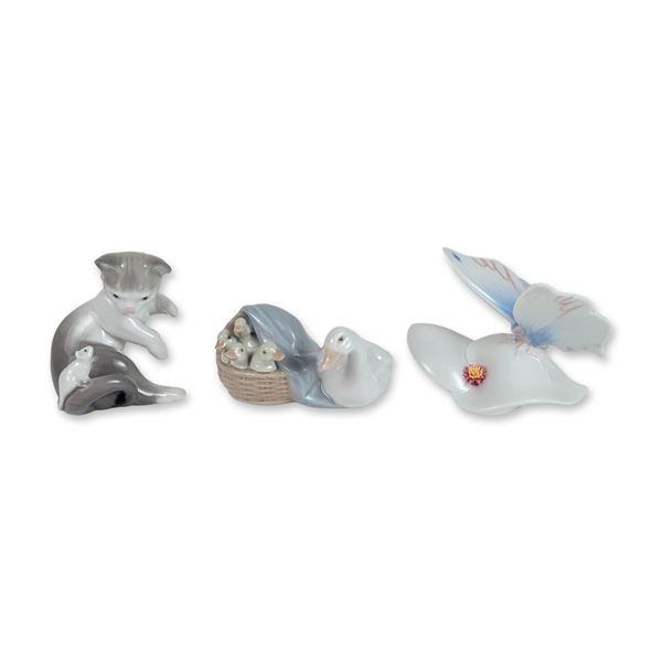 Set of Four Cutajar Works Maltese Silver-Plated Napkin Rings