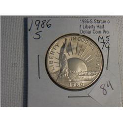 1986-S STATUE OF LIBERTY